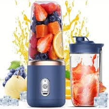 Double Cup Rechargeable Smoothie Blender