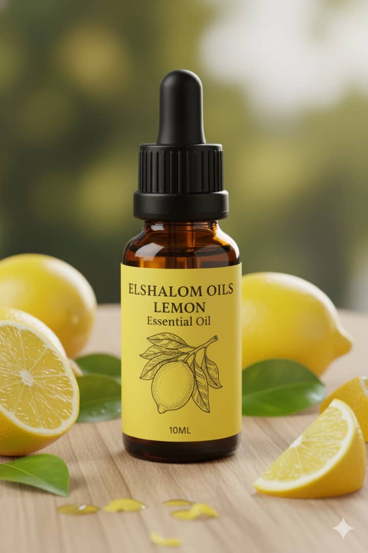 Elshalom Oils 100% Pure Aromatherapy Essential oils Lemon 10ml